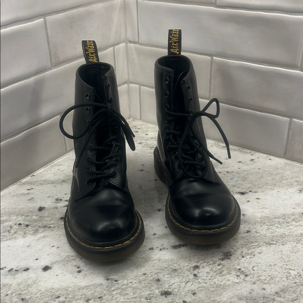 Dr. Martens Black Lace-Up Boots